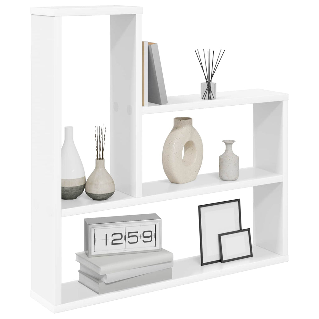 vidaXL Półka ścienna Biały 60 x 11 x 60 cm Drewno inżynieryjne