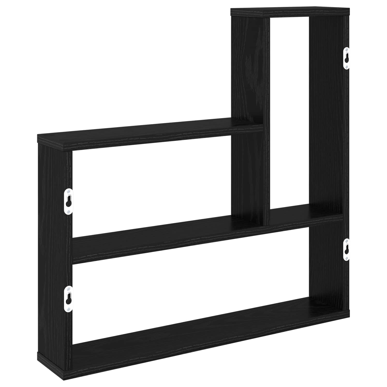 vidaXL Półka ścienna Czarny dąb 60 x 11 x 60 cm Drewno inżynieryjne