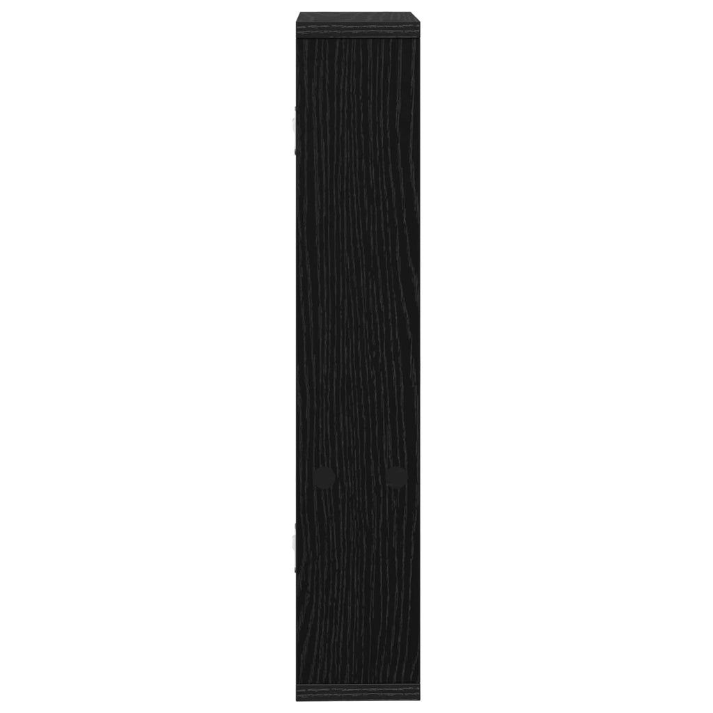 vidaXL Półka ścienna Czarny dąb 60 x 11 x 60 cm Drewno inżynieryjne