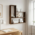 vidaXL Półka ścienna Dąb wędzony 60 x 11 x 60 cm Drewno inżynieryjne