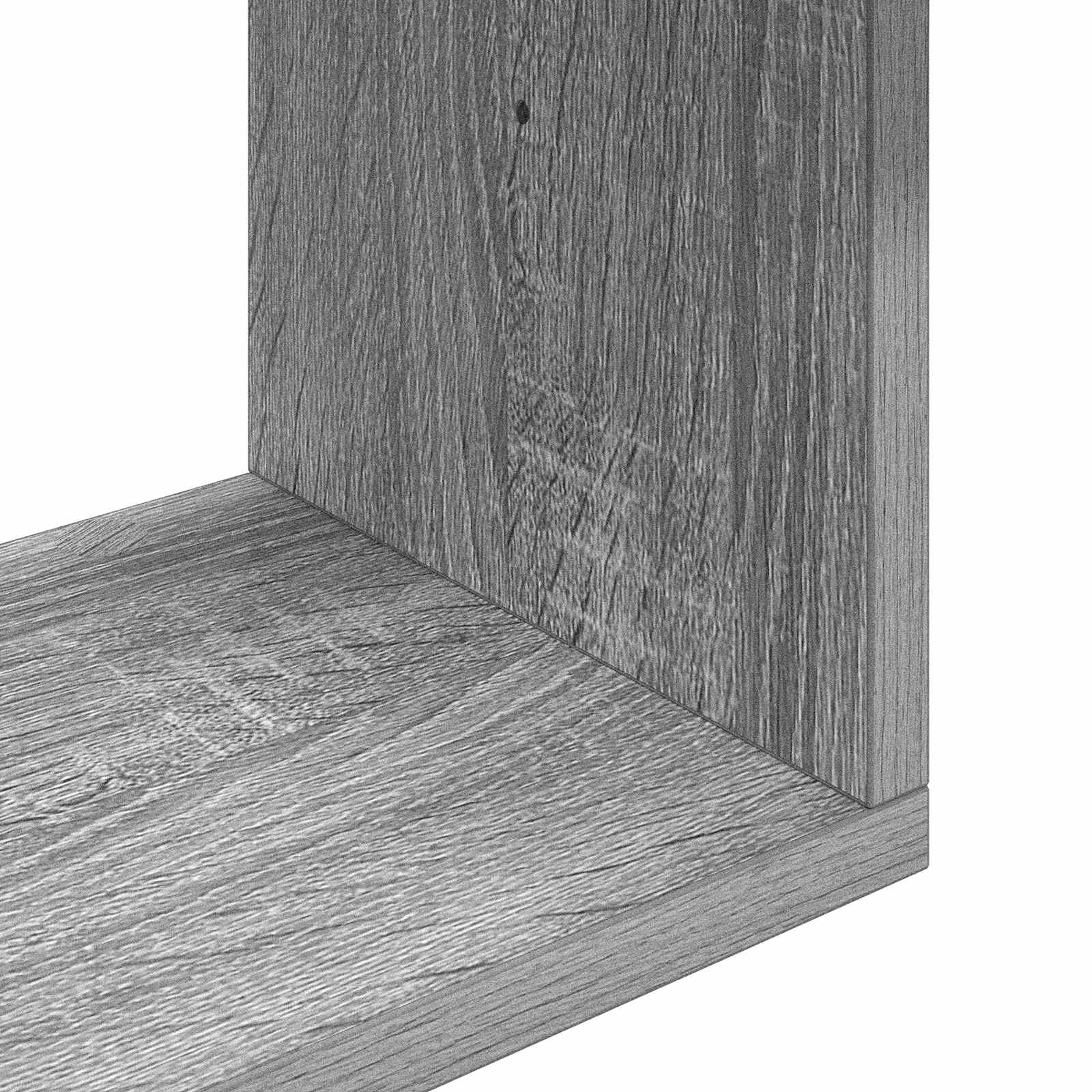 vidaXL Półka ścienna Szary Sonoma 60 x 11 x 60 cm Drewno inżynieryjne