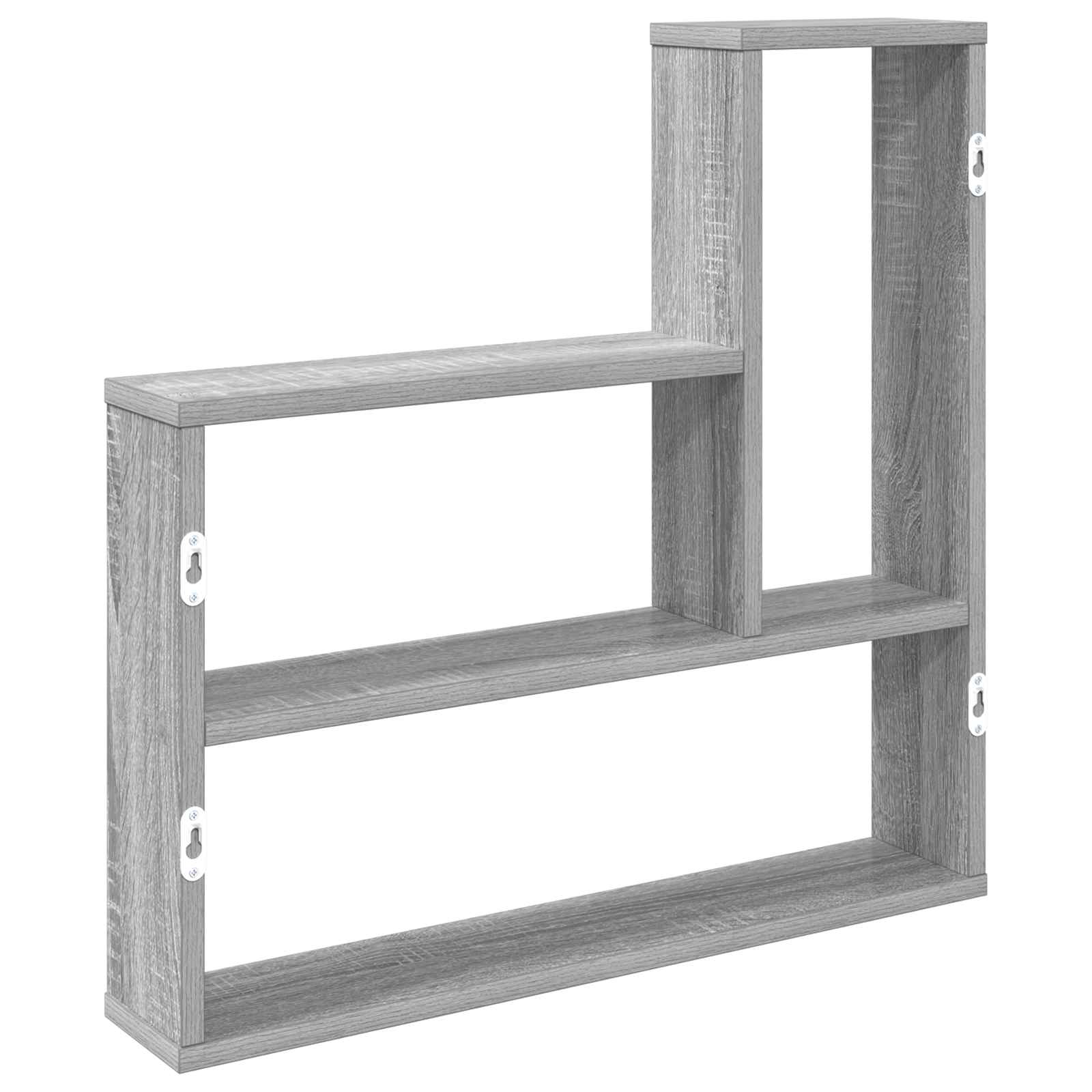 vidaXL Półka ścienna Szary Sonoma 60 x 11 x 60 cm Drewno inżynieryjne
