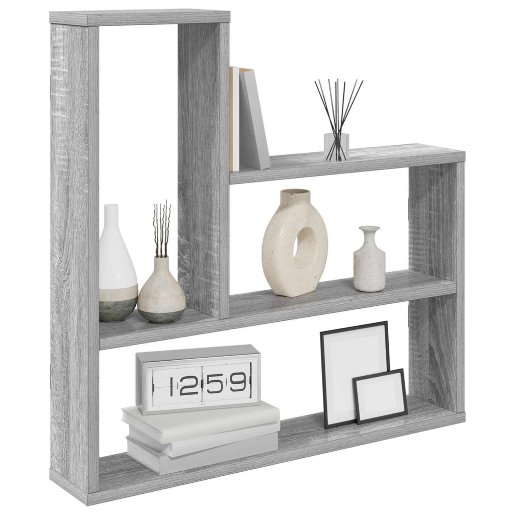 vidaXL Półka ścienna Szary Sonoma 60 x 11 x 60 cm Drewno inżynieryjne