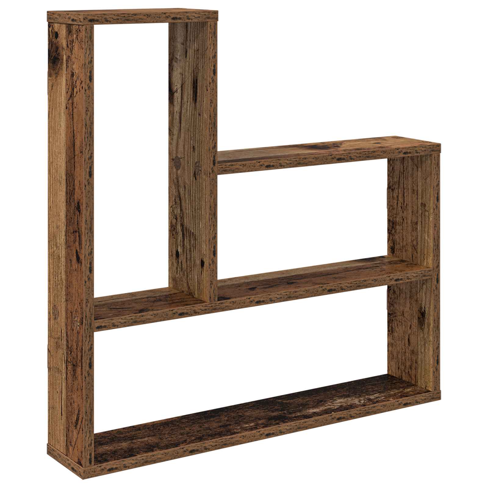 vidaXL Półka ścienna Stare drewno 60 x 11 x 60 cm Drewno inżynieryjne