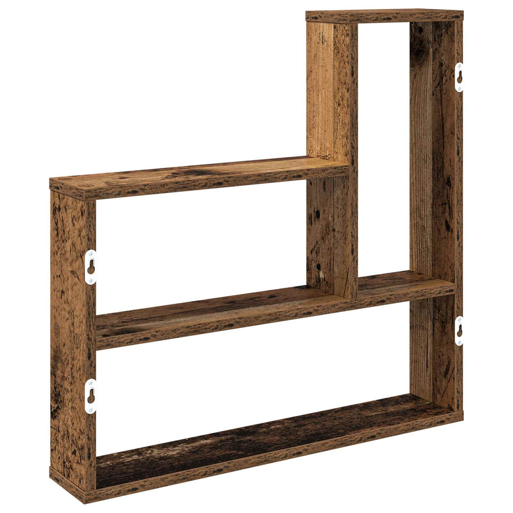 vidaXL Półka ścienna Stare drewno 60 x 11 x 60 cm Drewno inżynieryjne