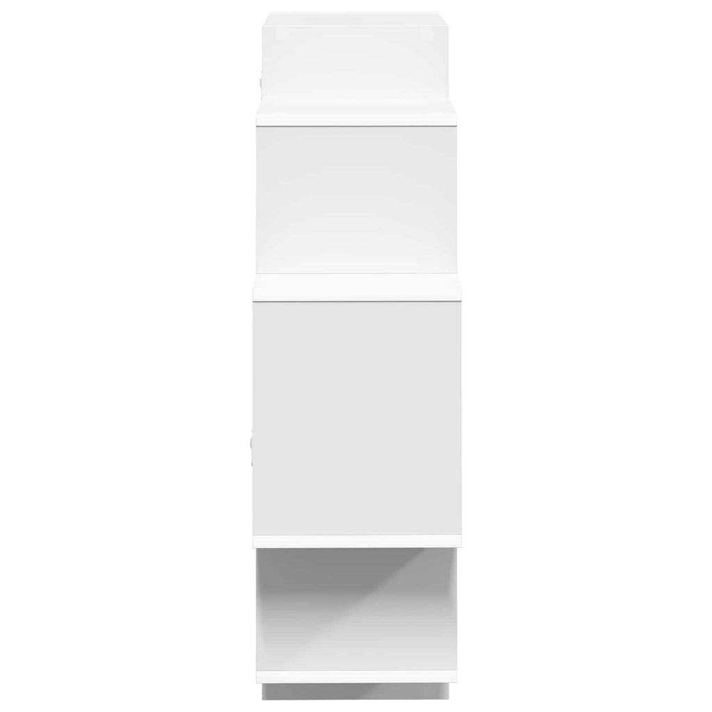 vidaXL Półka ścienna Biały 90 x 25 x 90 cm Drewno inżynieryjne
