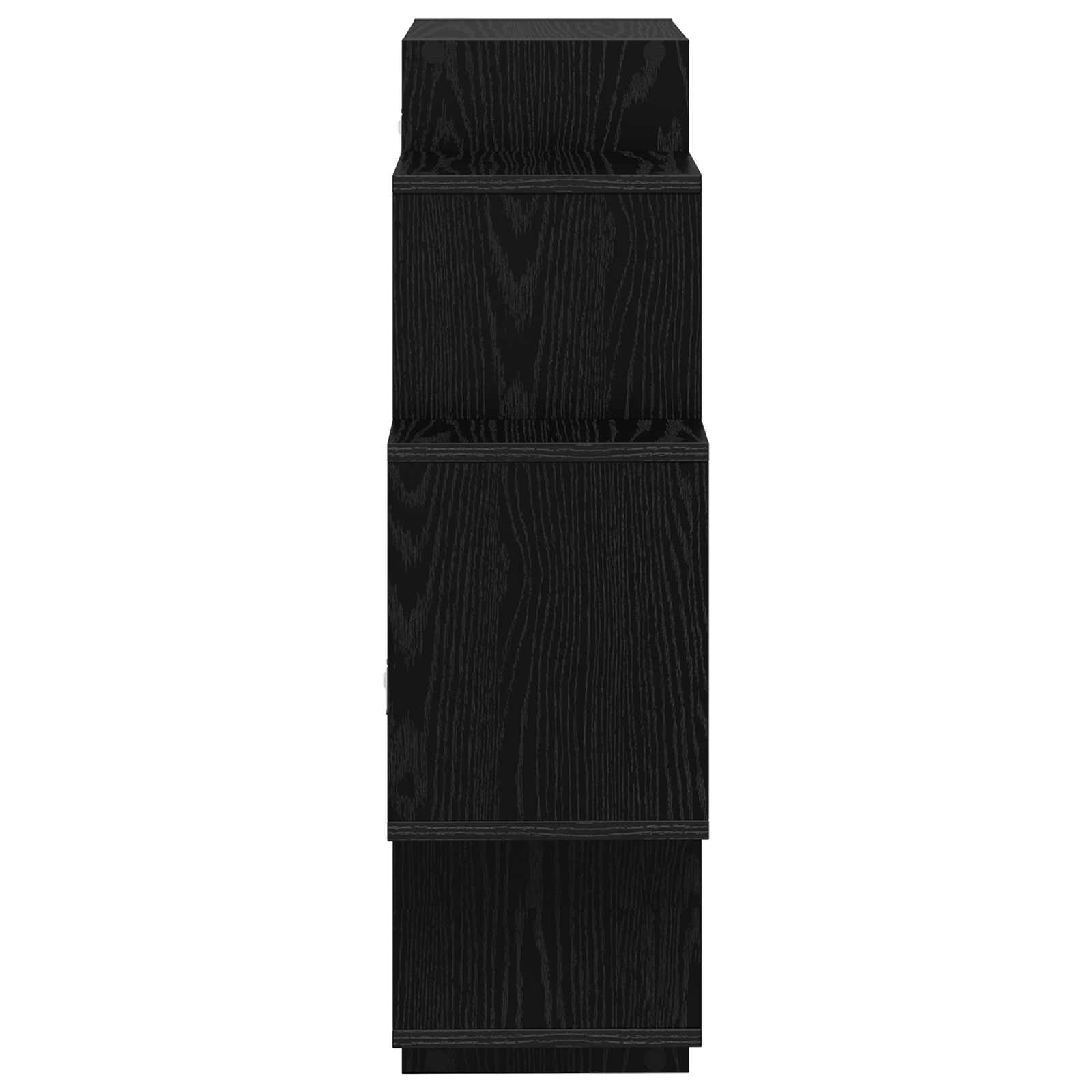 vidaXL Półka ścienna Czarny dąb 90 x 25 x 90 cm Drewno inżynieryjne