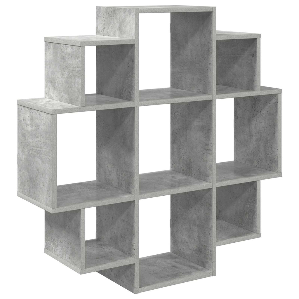 vidaXL Półka ścienna Betonowy szary 90 x 25 x 90 cm