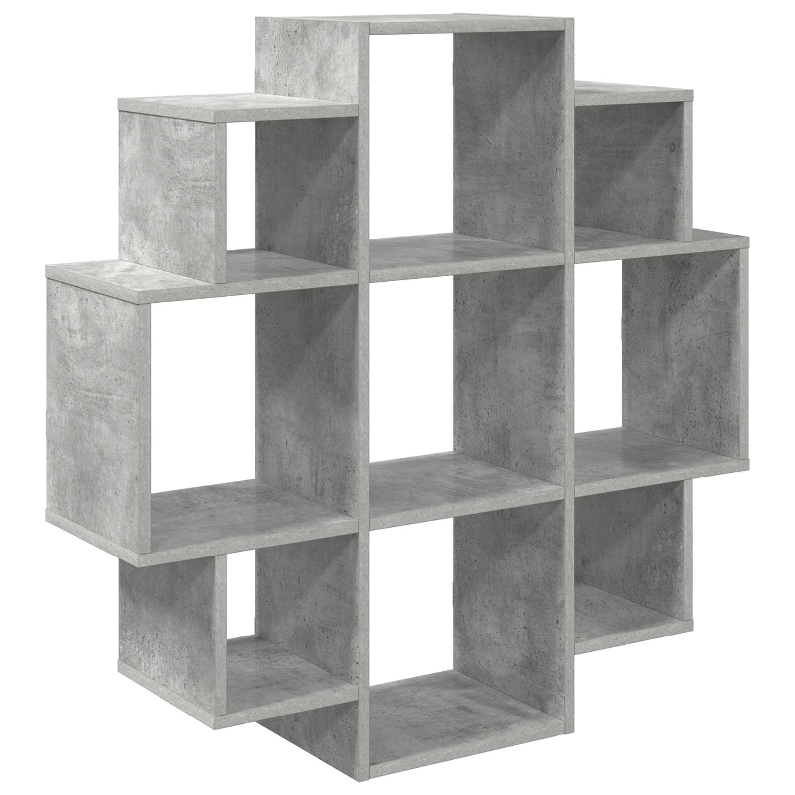 vidaXL Półka ścienna Betonowy szary 90 x 25 x 90 cm