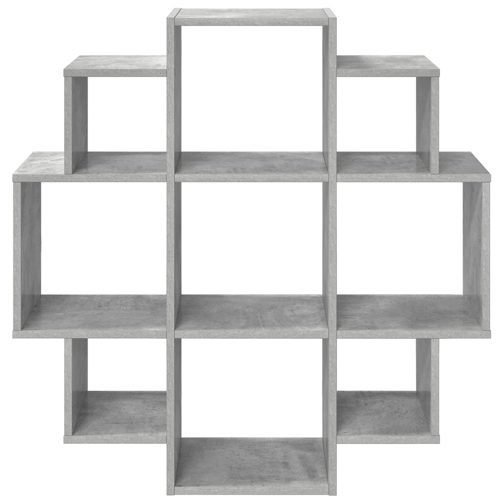 vidaXL Półka ścienna Betonowy szary 90 x 25 x 90 cm