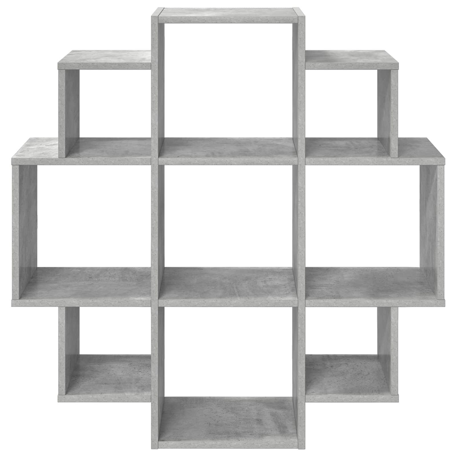 vidaXL Półka ścienna Betonowy szary 90 x 25 x 90 cm