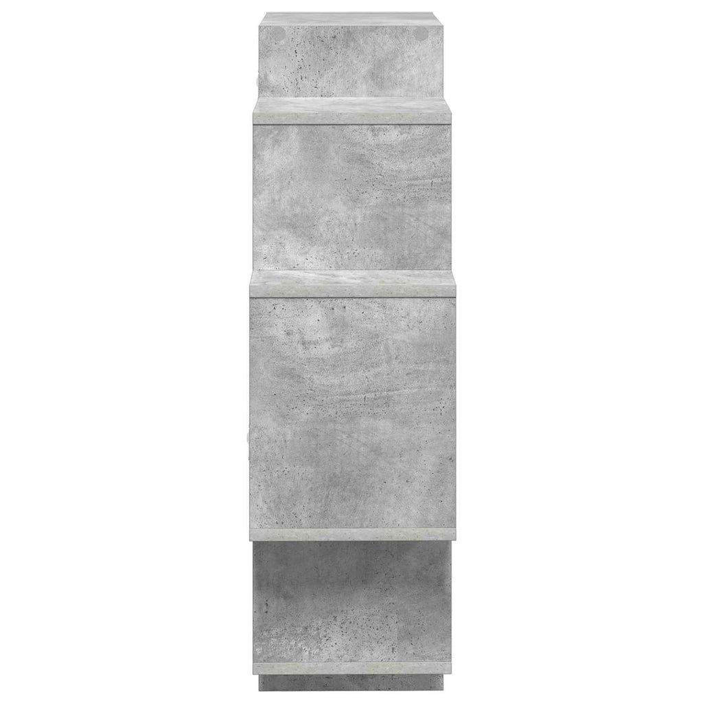vidaXL Półka ścienna Betonowy szary 90 x 25 x 90 cm