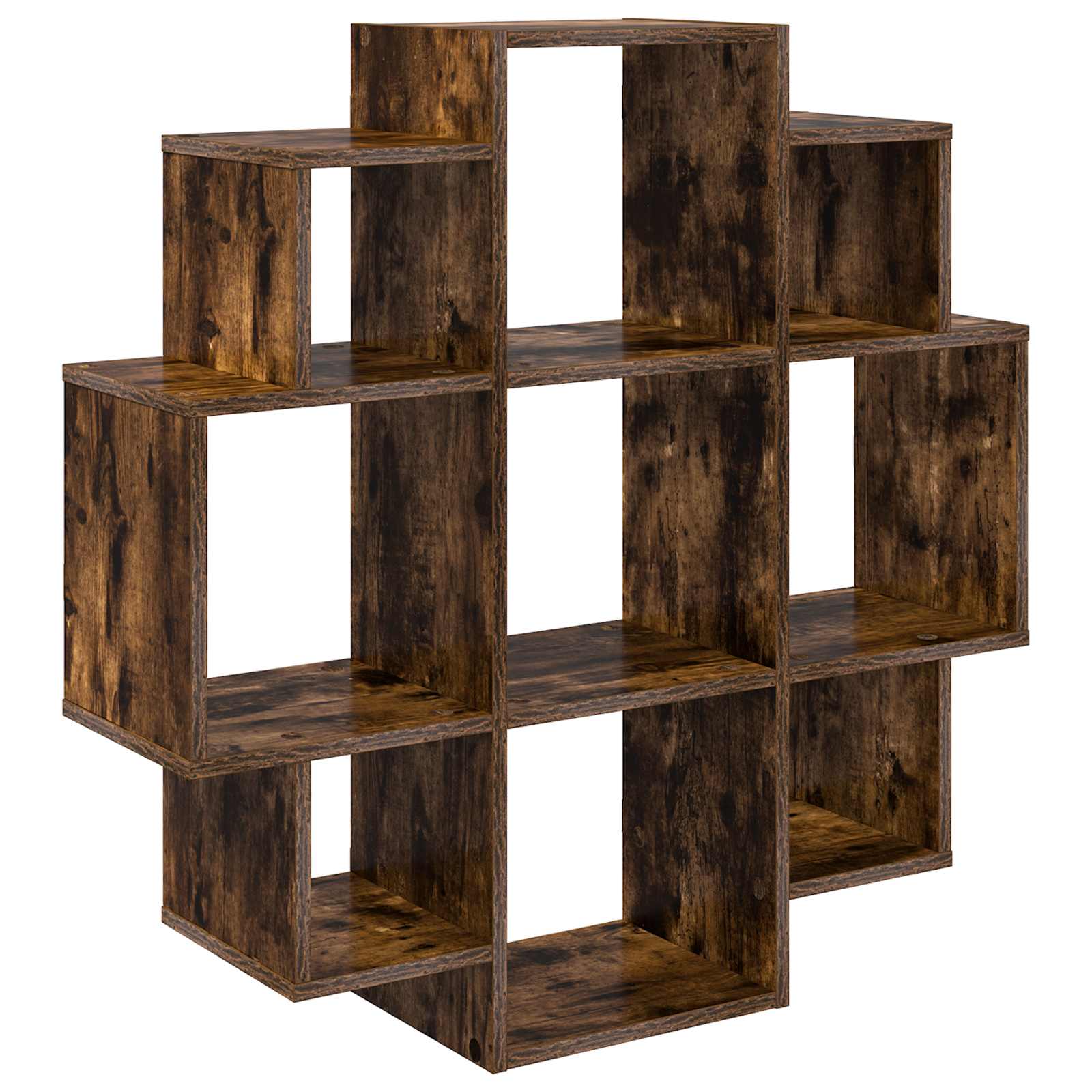 vidaXL Półka ścienna Dąb wędzony 90 x 25 x 90 cm Drewno inżynieryjne