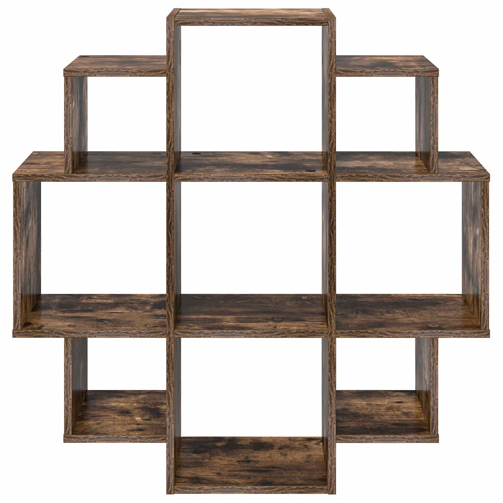 vidaXL Półka ścienna Dąb wędzony 90 x 25 x 90 cm Drewno inżynieryjne
