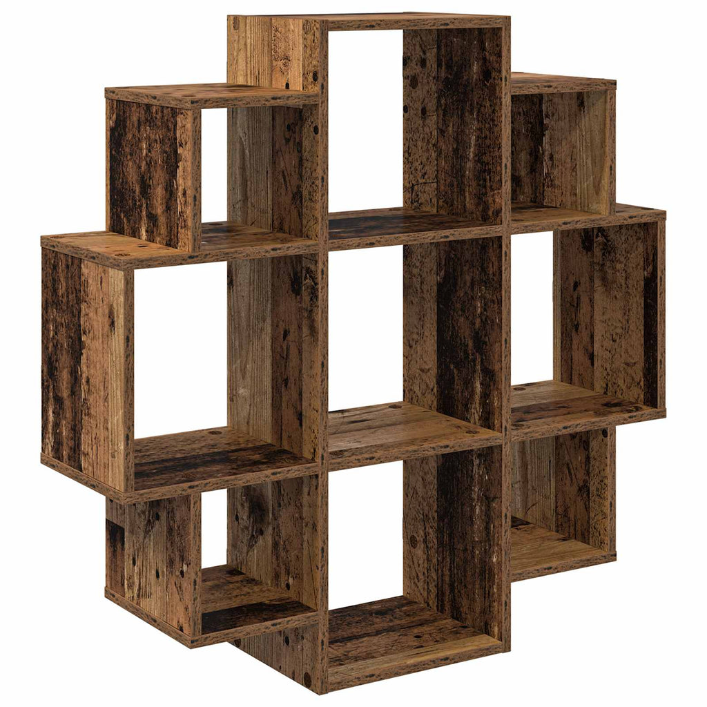 vidaXL Półka ścienna Stare drewno 90 x 25 x 90 cm Drewno inżynieryjne