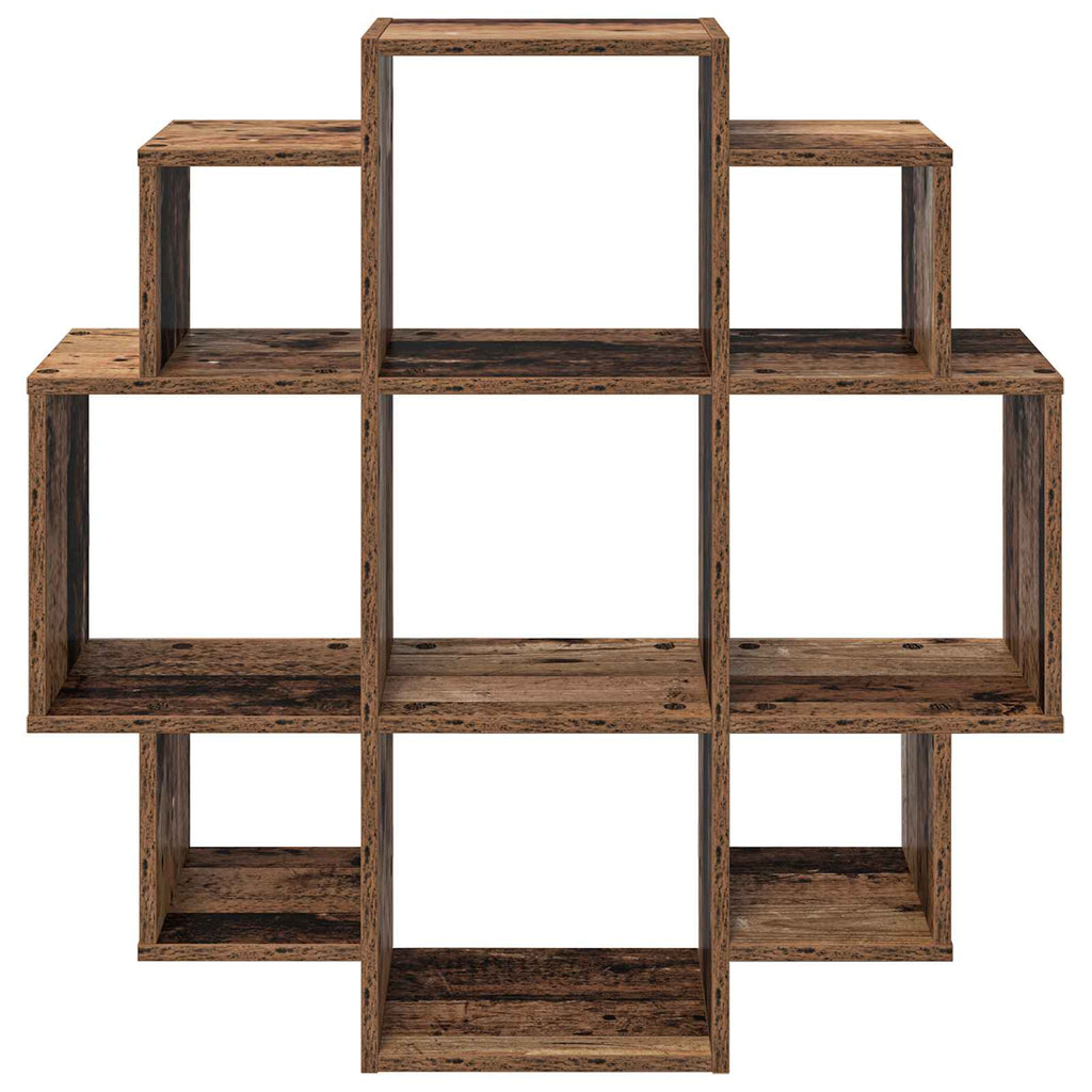 vidaXL Półka ścienna Stare drewno 90 x 25 x 90 cm Drewno inżynieryjne