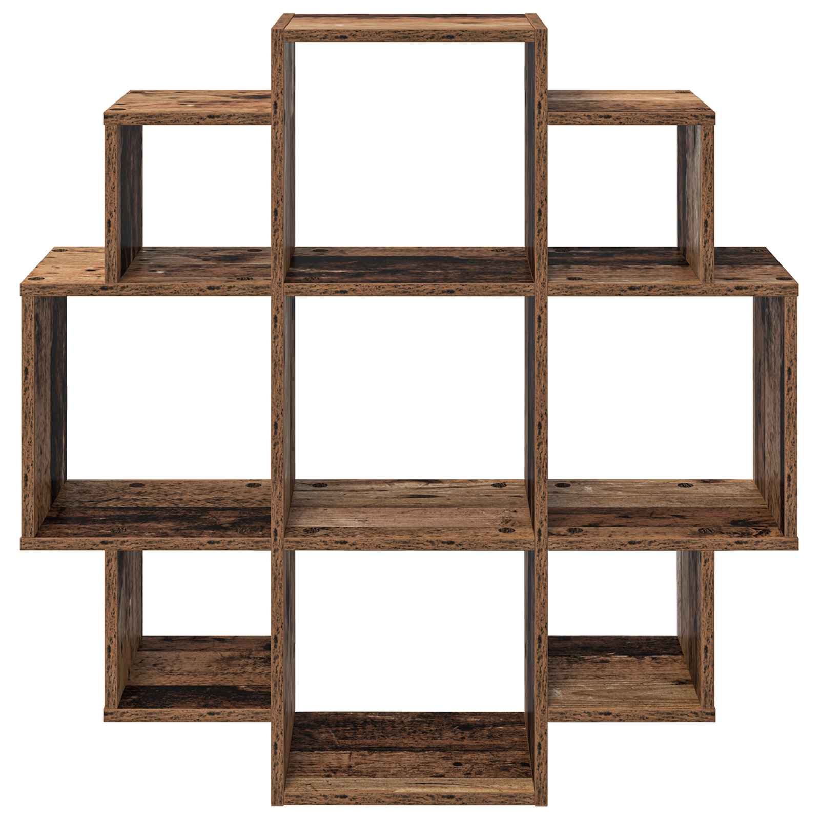 vidaXL Półka ścienna Stare drewno 90 x 25 x 90 cm Drewno inżynieryjne