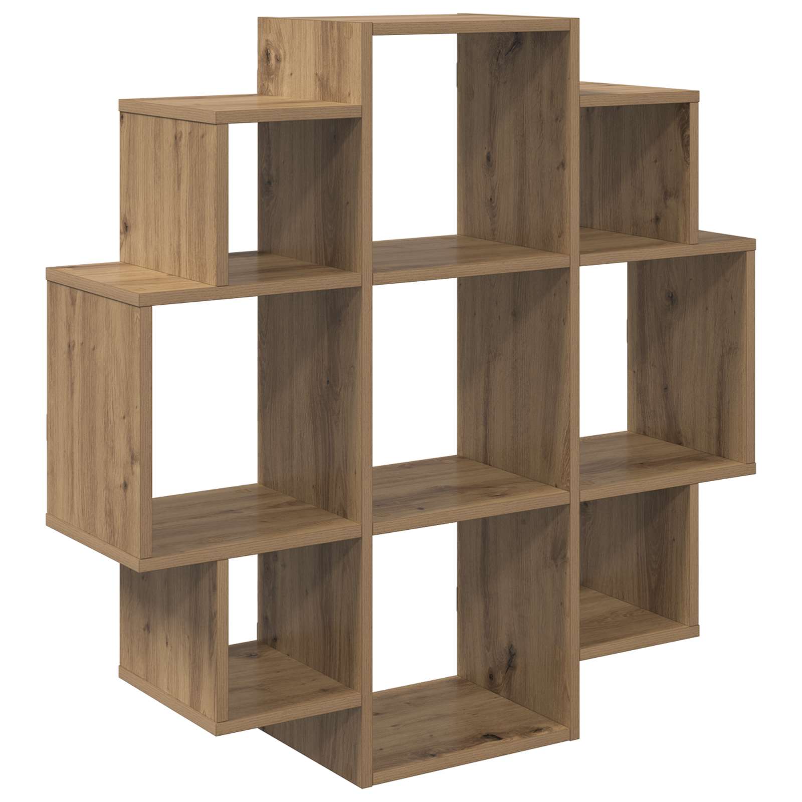 vidaXL Półka ścienna Dąb artisan 90 x 25 x 90 cm Drewno inżynieryjne