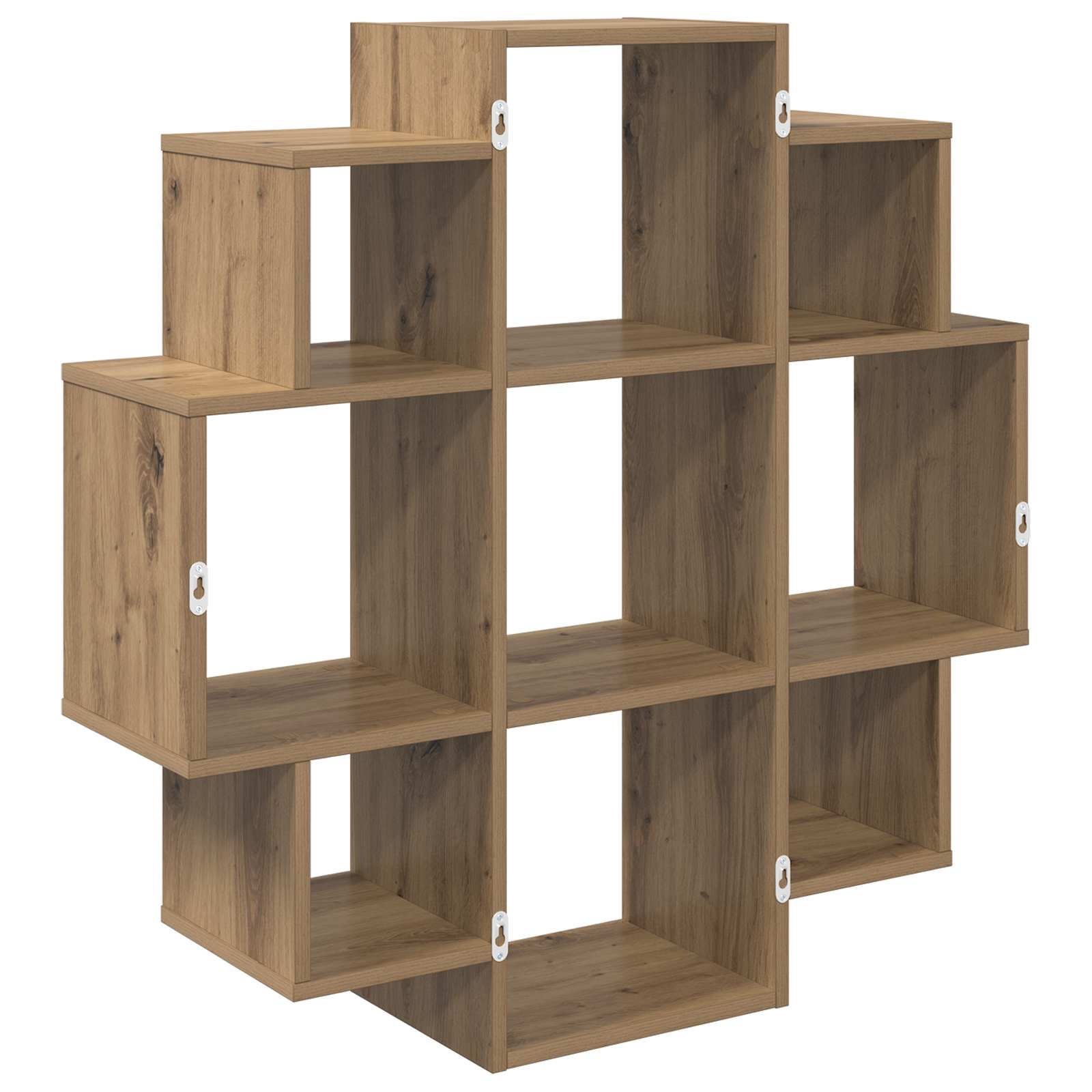 vidaXL Półka ścienna Dąb artisan 90 x 25 x 90 cm Drewno inżynieryjne