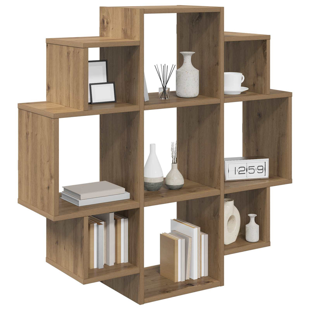 vidaXL Półka ścienna Dąb artisan 90 x 25 x 90 cm Drewno inżynieryjne