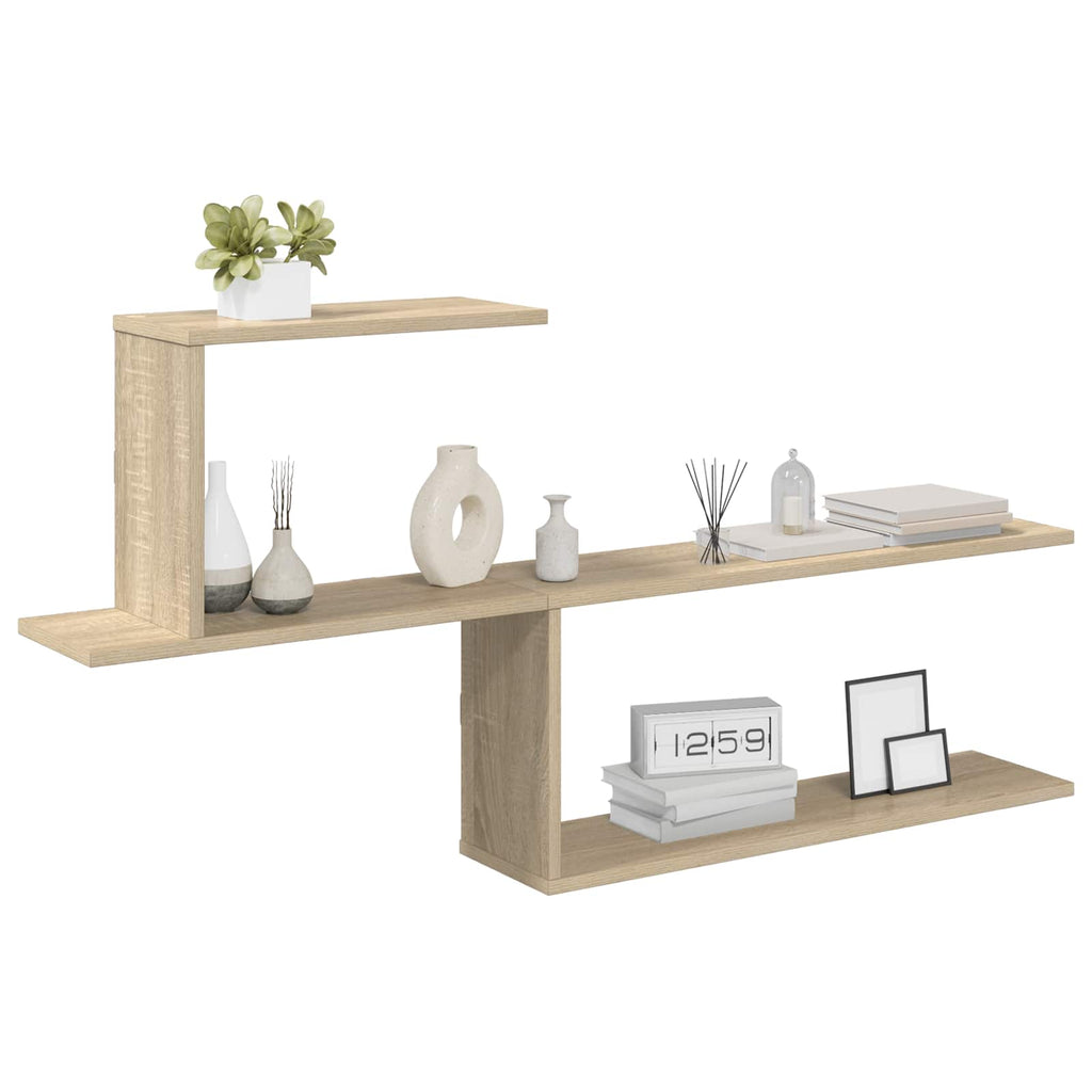 vidaXL Półka ścienna dąb Sonoma 122 x 18 x 60 cm Drewno inżynieryjne