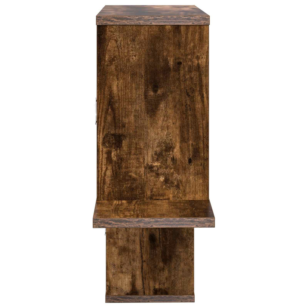 vidaXL Półka ścienna Dąb wędzony 122 x 18 x 60 cm Drewno inżynieryjne