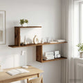 vidaXL Półka ścienna Stare drewno 122 x 18 x 60 cm Drewno inżynieryjne