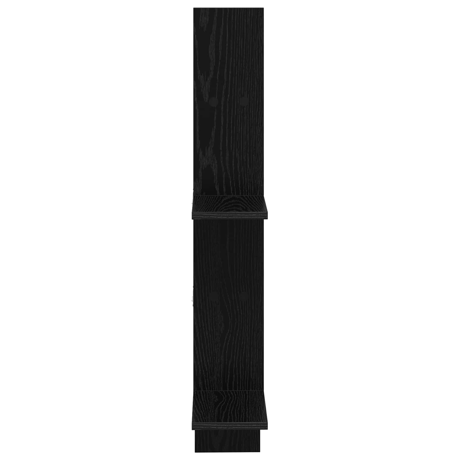 vidaXL Półka ścienna Czarny dąb 61 x 15 x 102 cm Drewno inżynieryjne