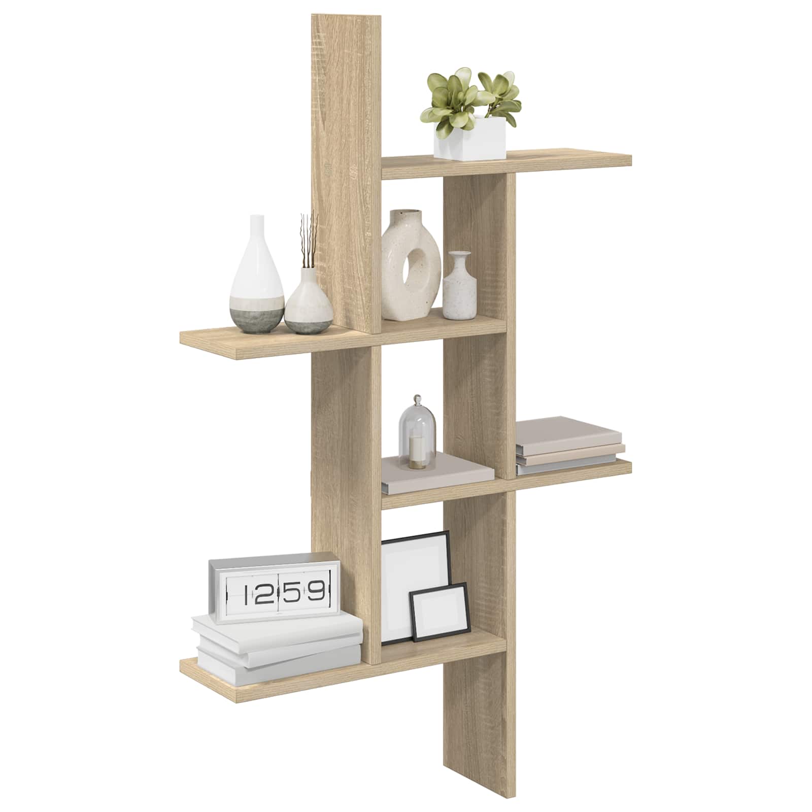 vidaXL Półka ścienna dąb Sonoma 61 x 15 x 102 cm Drewno inżynieryjne