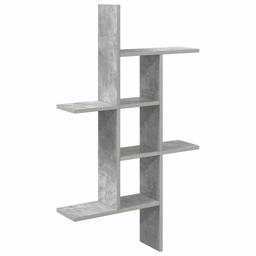 vidaXL Półka ścienna Betonowy szary 61 x 15 x 102 cm