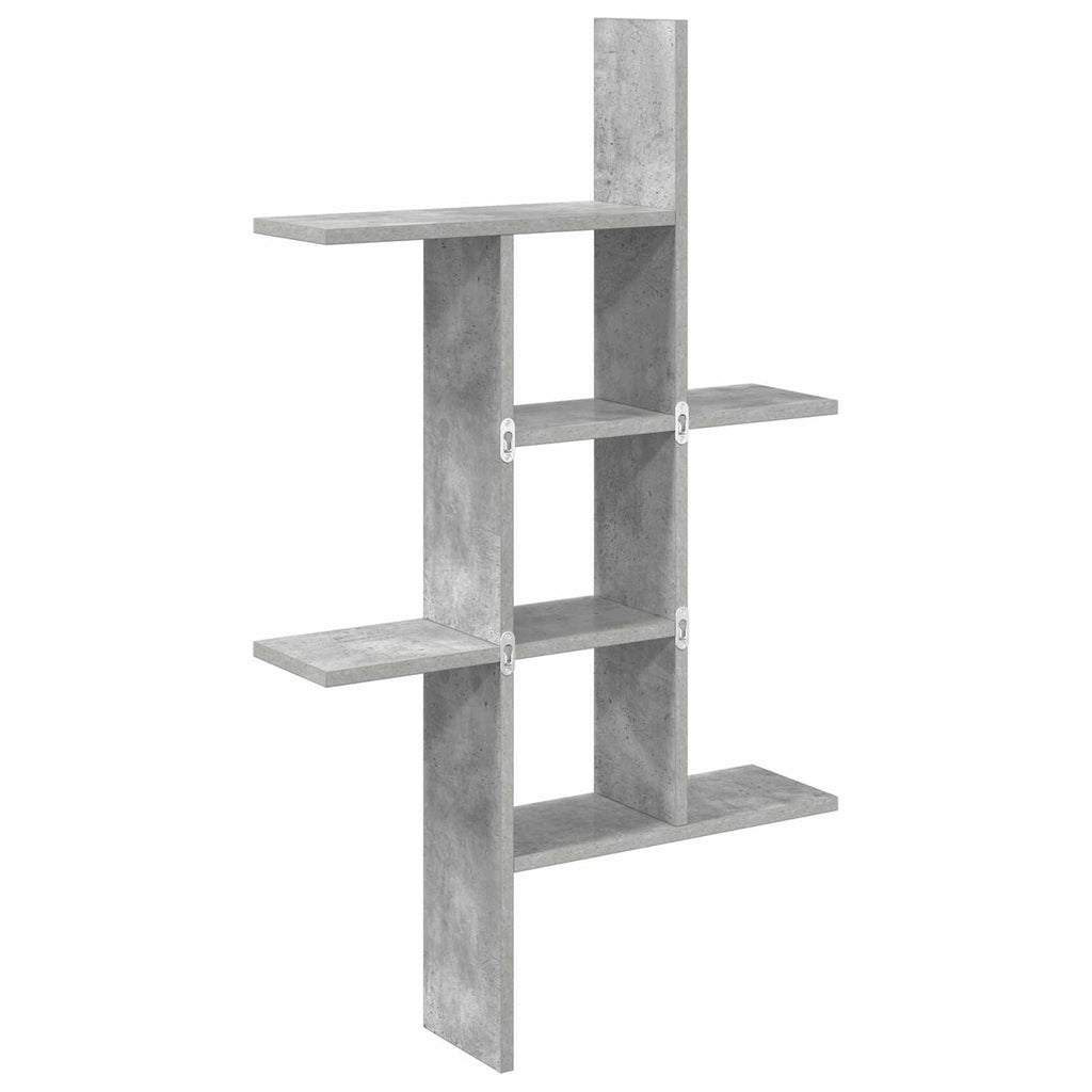 vidaXL Półka ścienna Betonowy szary 61 x 15 x 102 cm