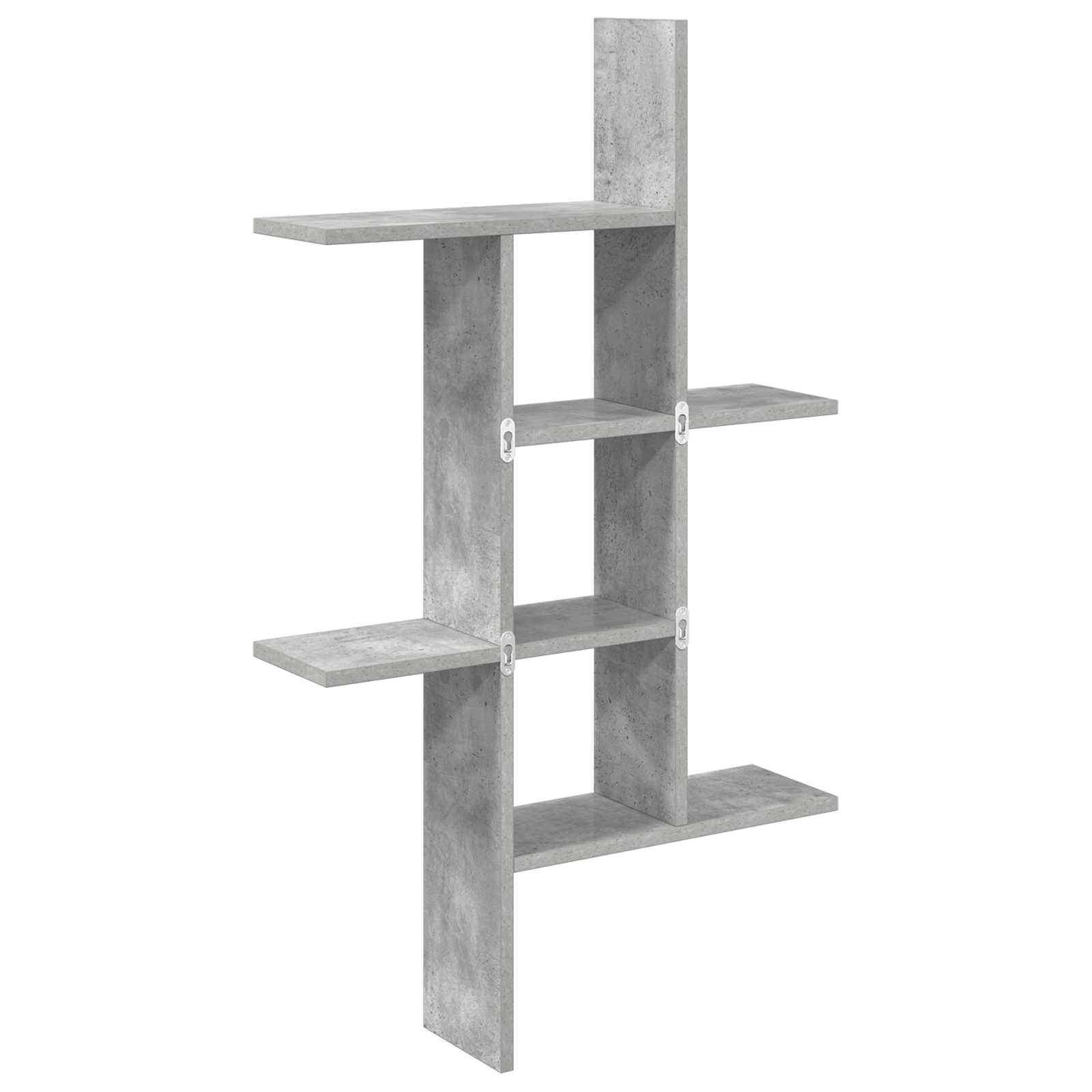 vidaXL Półka ścienna Betonowy szary 61 x 15 x 102 cm