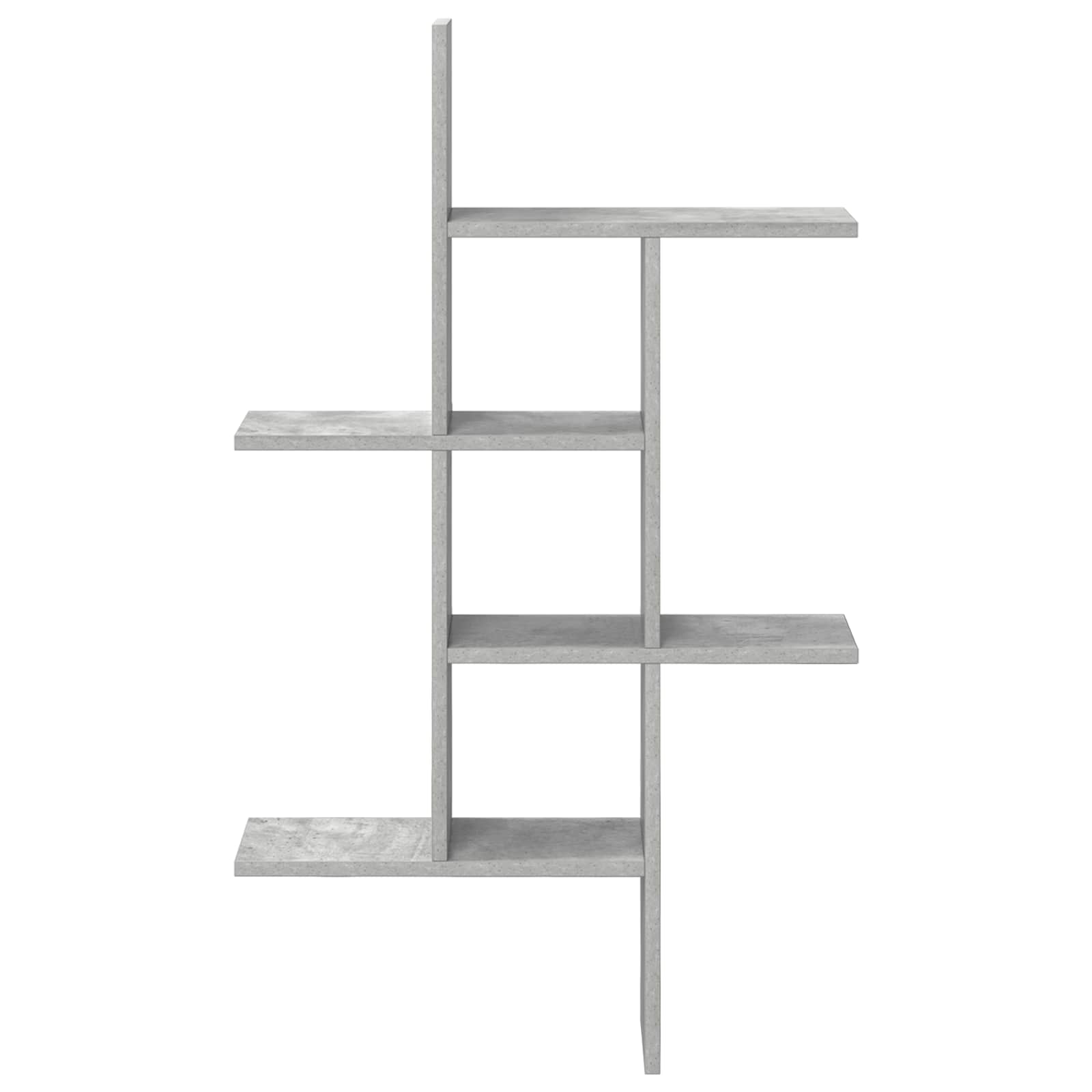 vidaXL Półka ścienna Betonowy szary 61 x 15 x 102 cm