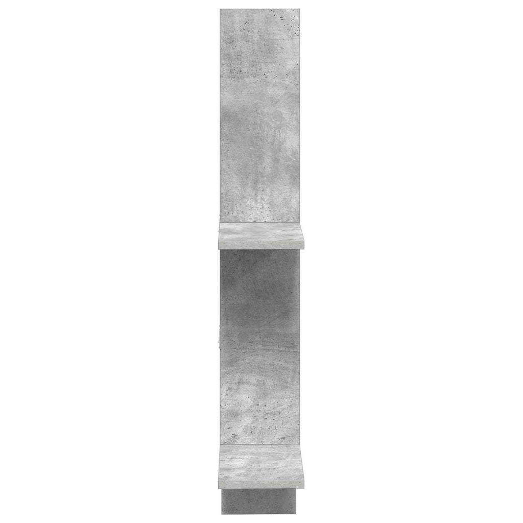 vidaXL Półka ścienna Betonowy szary 61 x 15 x 102 cm