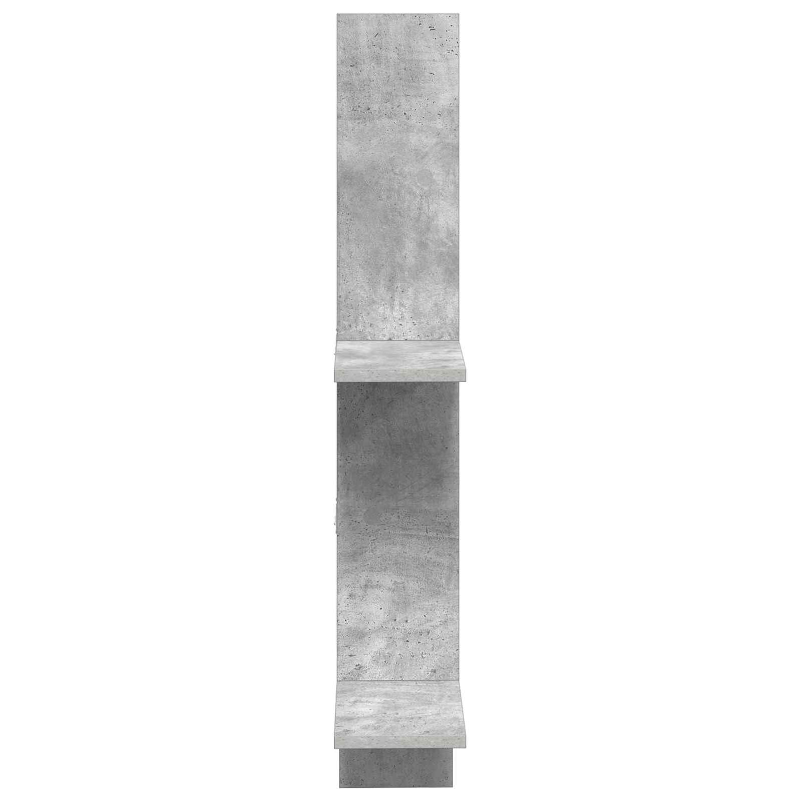 vidaXL Półka ścienna Betonowy szary 61 x 15 x 102 cm