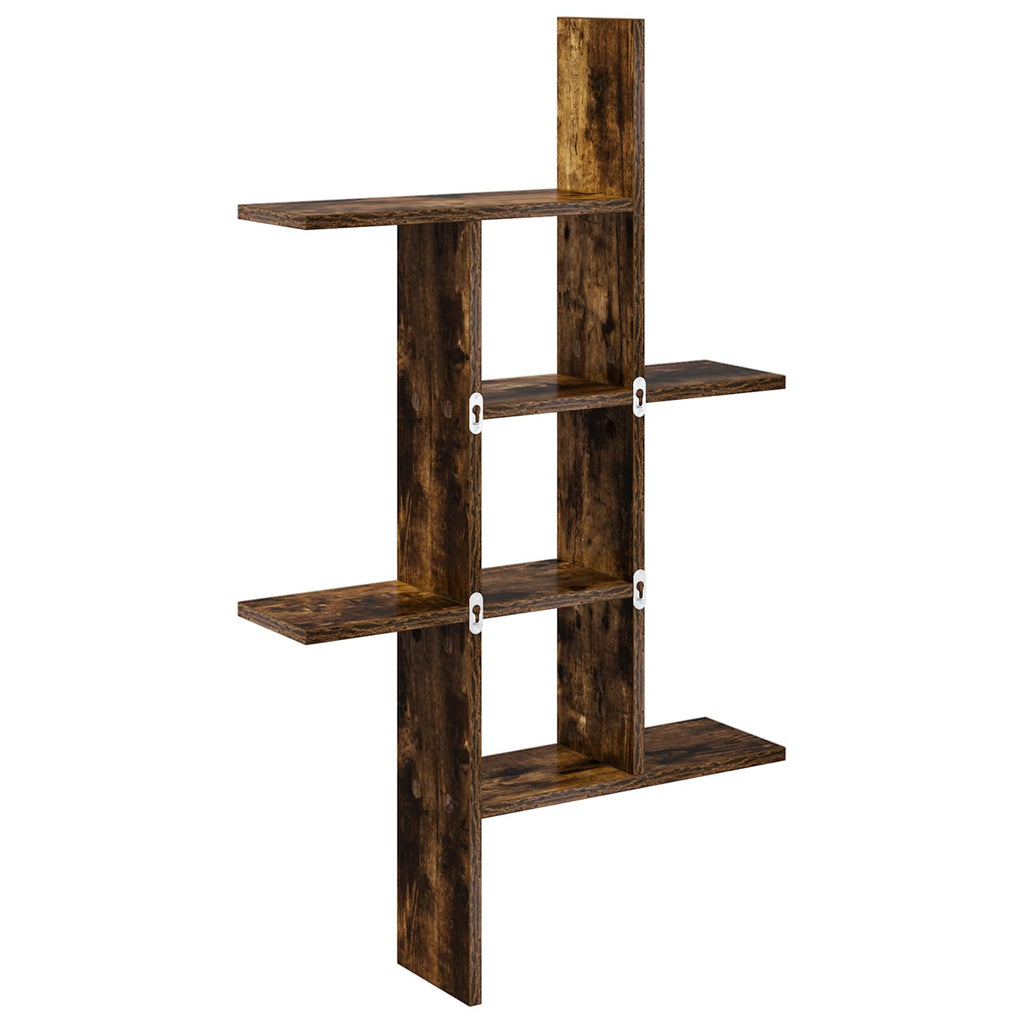 vidaXL Półka ścienna Dąb wędzony 61 x 15 x 102 cm Drewno inżynieryjne