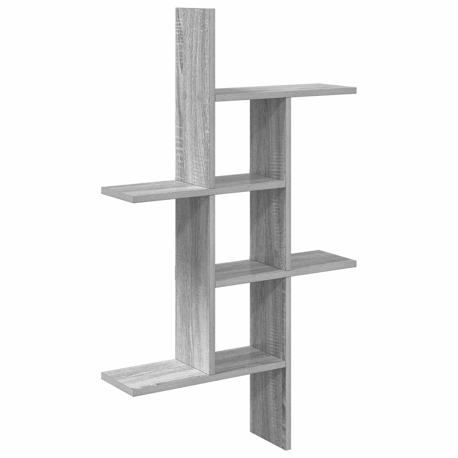 vidaXL Półka ścienna Szary Sonoma 61 x 15 x 102 cm Drewno inżynieryjne