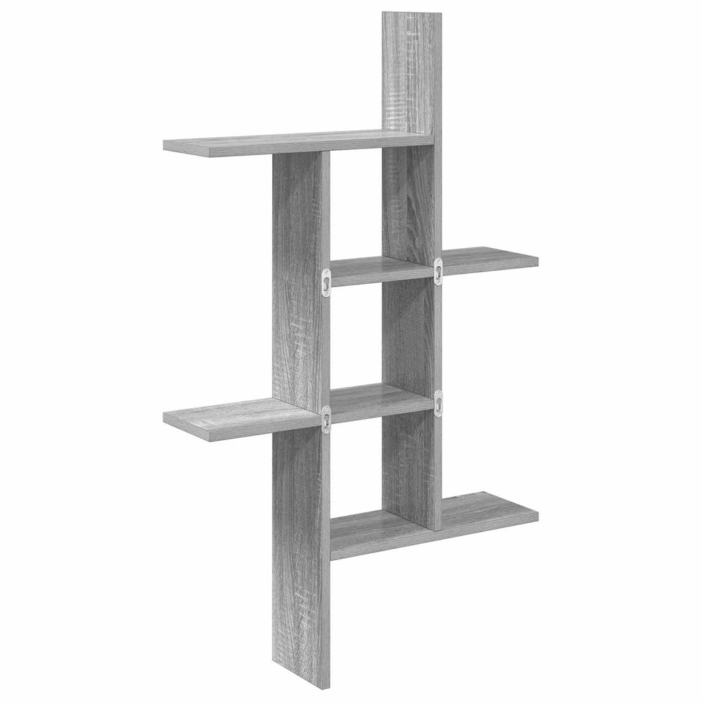 vidaXL Półka ścienna Szary Sonoma 61 x 15 x 102 cm Drewno inżynieryjne