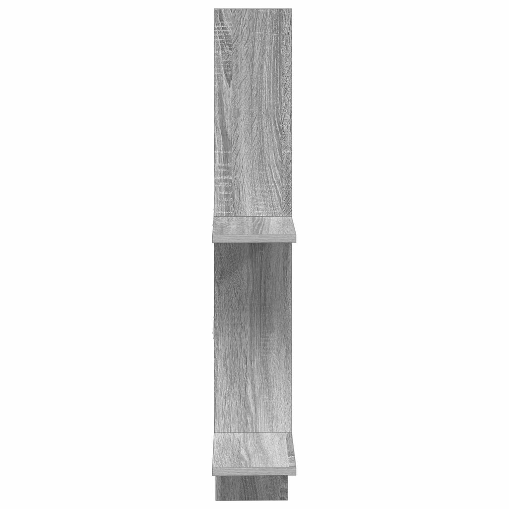 vidaXL Półka ścienna Szary Sonoma 61 x 15 x 102 cm Drewno inżynieryjne
