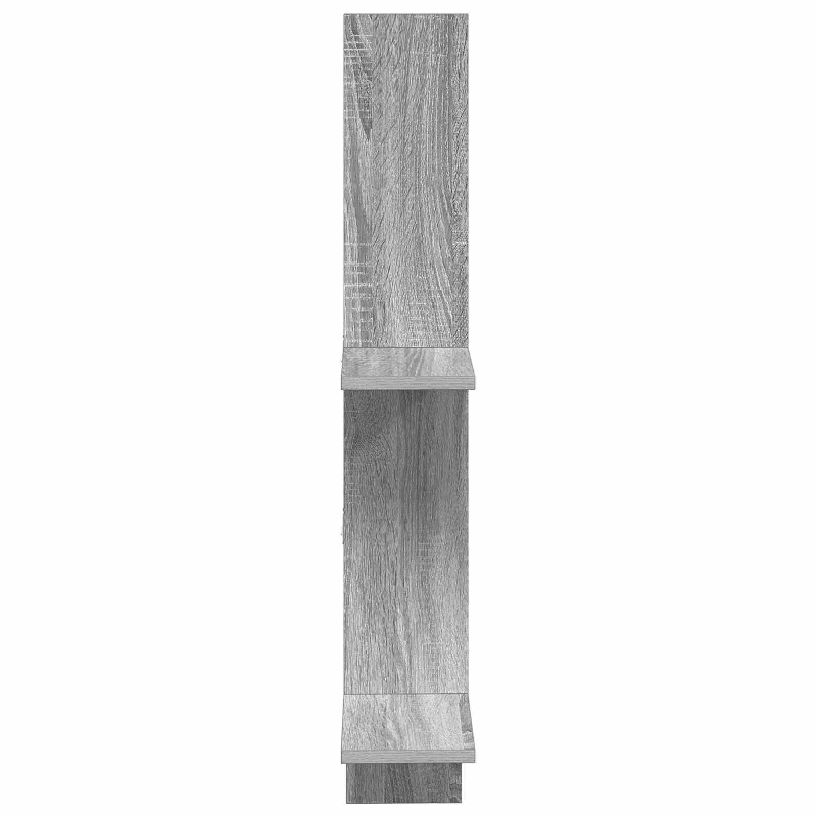 vidaXL Półka ścienna Szary Sonoma 61 x 15 x 102 cm Drewno inżynieryjne