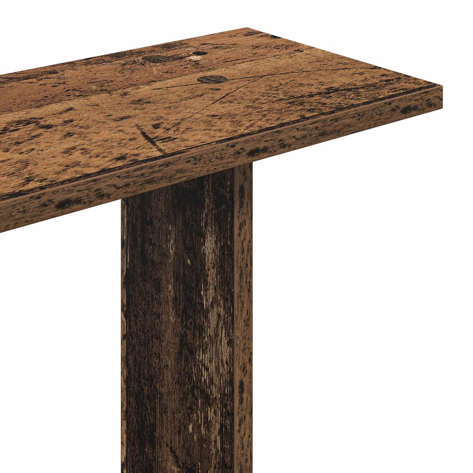 vidaXL Półka ścienna Stare drewno 61 x 15 x 102 cm Drewno inżynieryjne