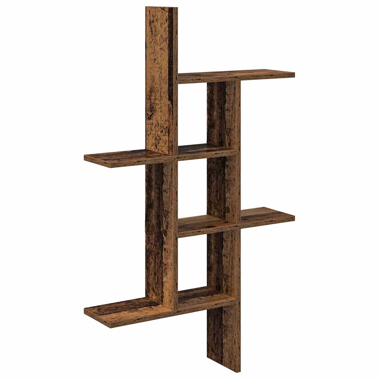 vidaXL Półka ścienna Stare drewno 61 x 15 x 102 cm Drewno inżynieryjne