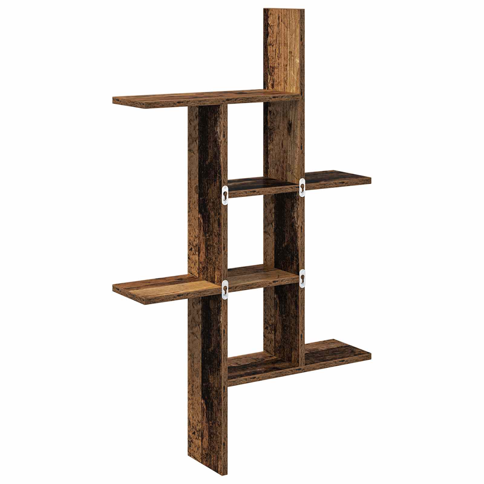 vidaXL Półka ścienna Stare drewno 61 x 15 x 102 cm Drewno inżynieryjne