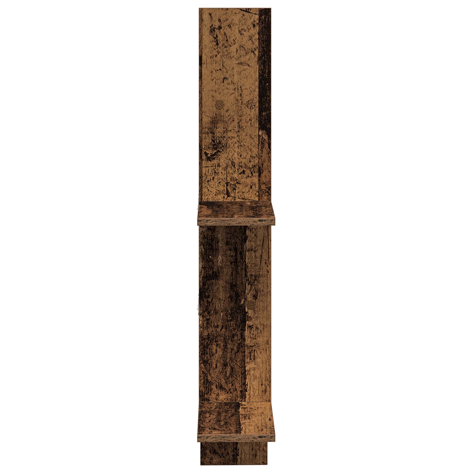 vidaXL Półka ścienna Stare drewno 61 x 15 x 102 cm Drewno inżynieryjne