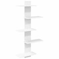 vidaXL Półka wisząca Biały 48,5 x 15 x 101 cm Drewno inżynieryjne