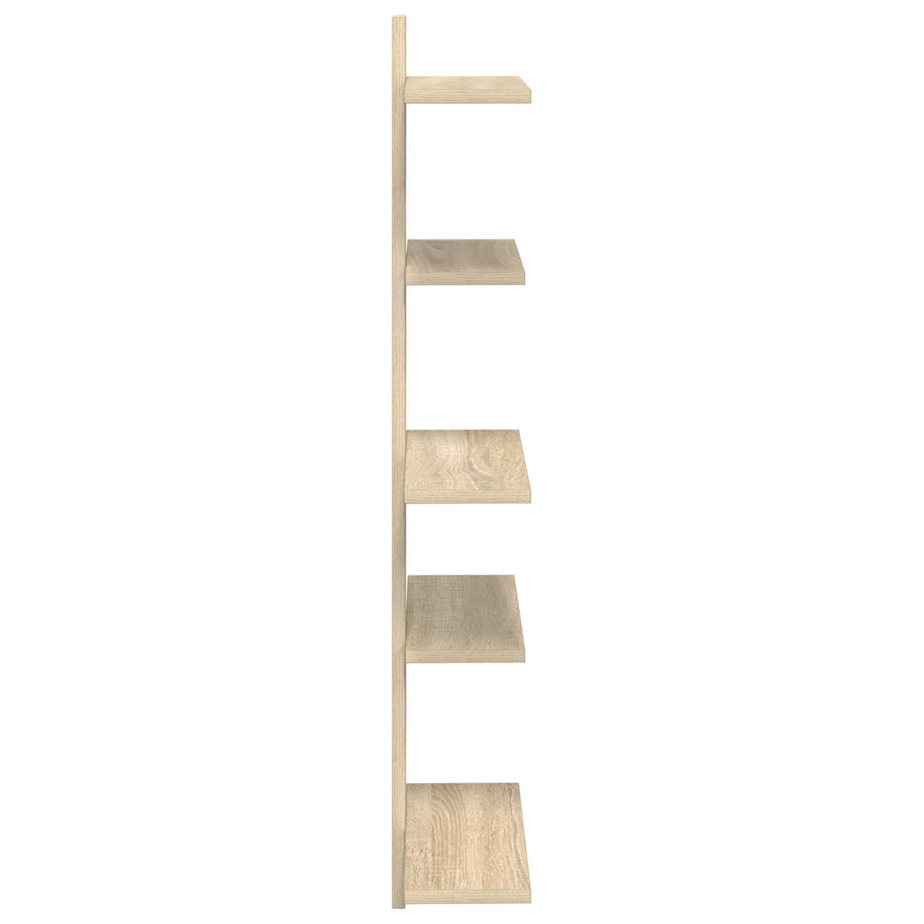 vidaXL Półka wisząca dąb Sonoma 48,5 x 15 x 101 cm Drewno inżynieryjne