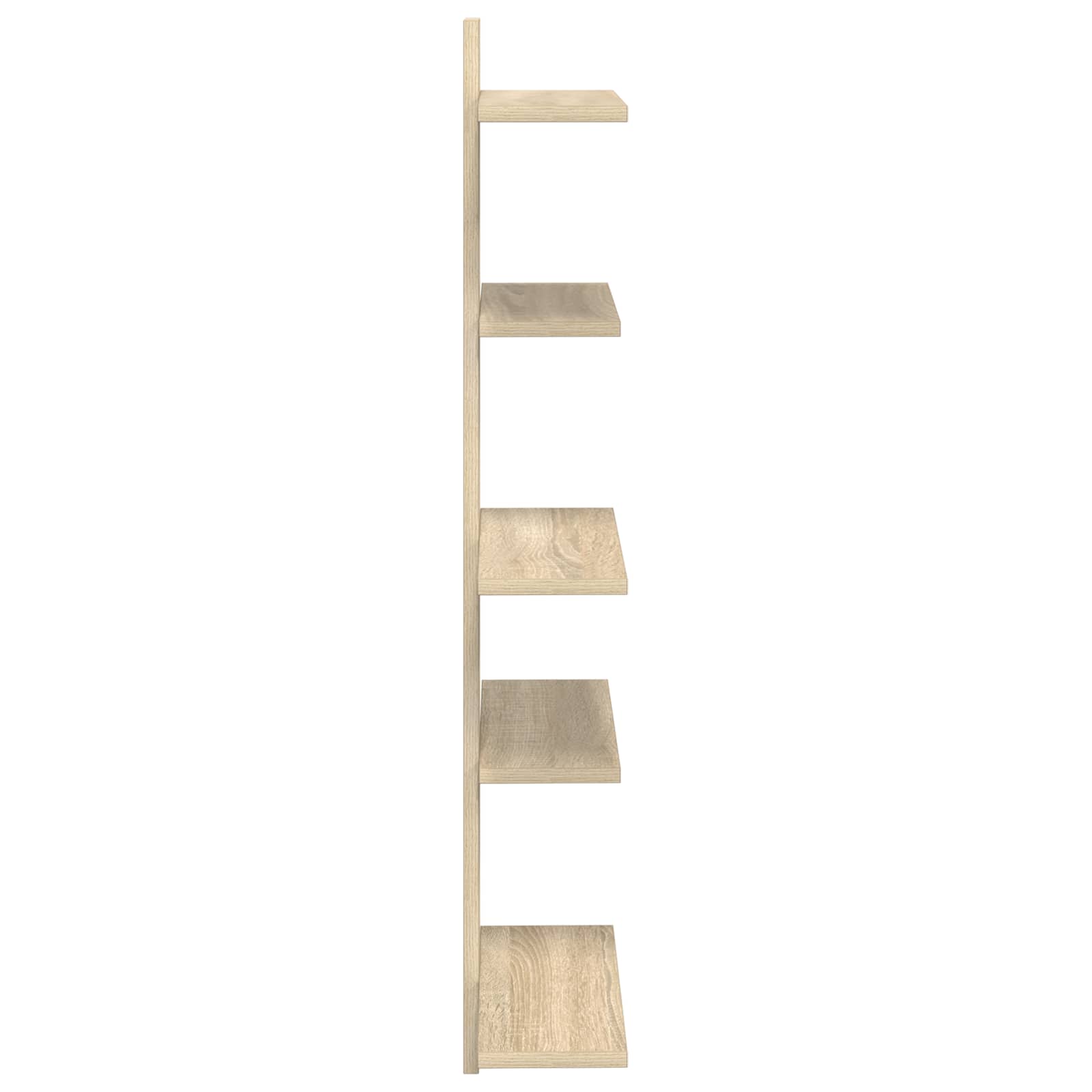 vidaXL Półka wisząca dąb Sonoma 48,5 x 15 x 101 cm Drewno inżynieryjne