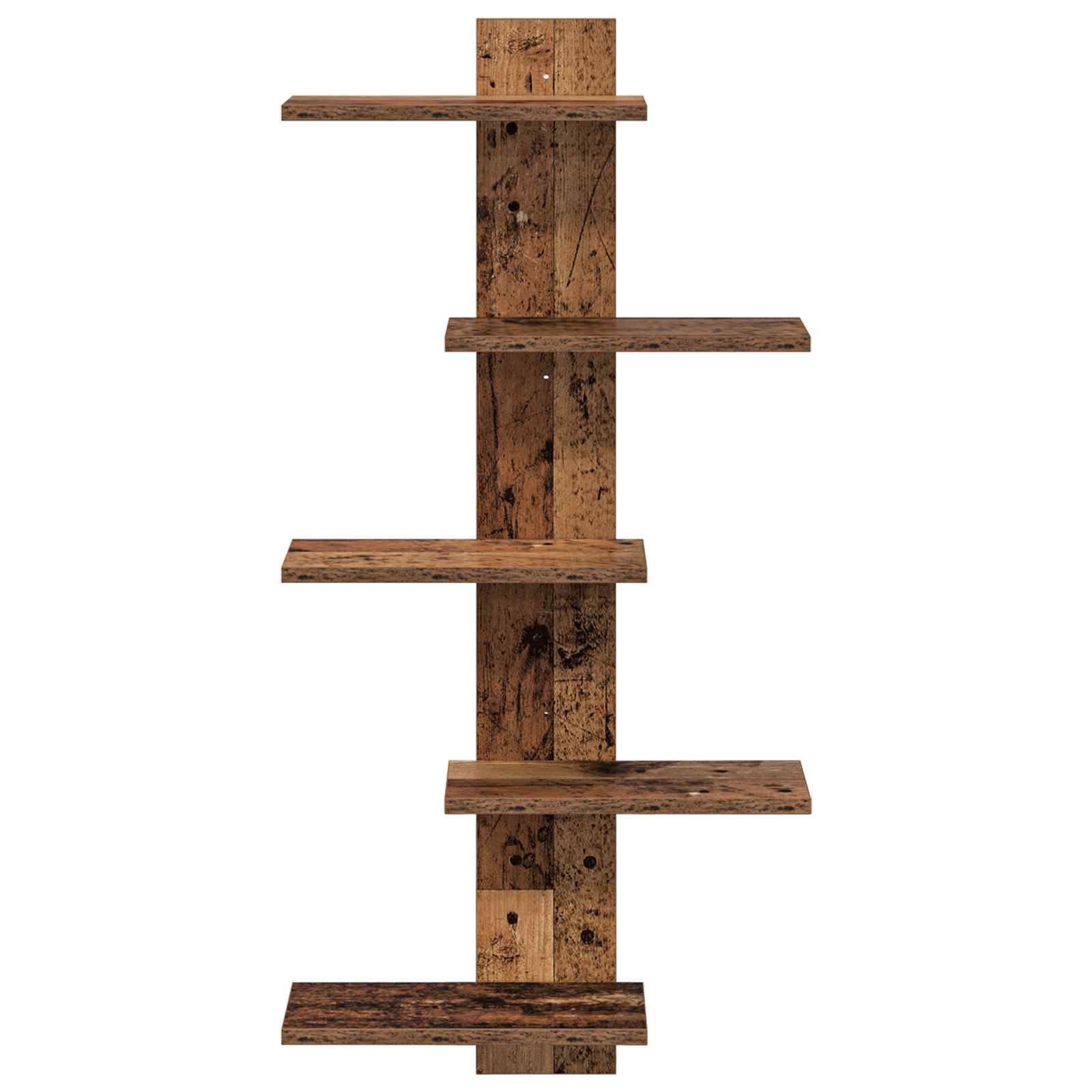 vidaXL Półka wisząca Stare drewno 48,5 x 15 x 101 cm