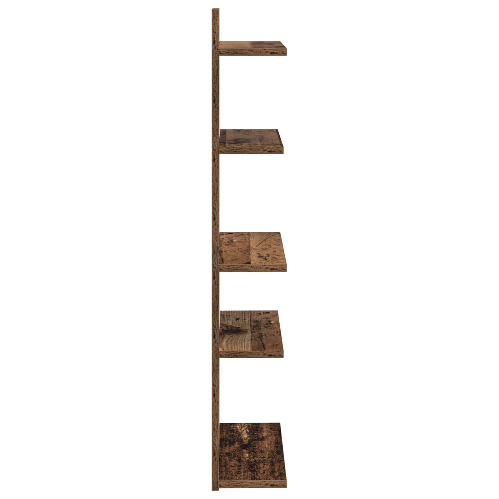 vidaXL Półka wisząca Stare drewno 48,5 x 15 x 101 cm