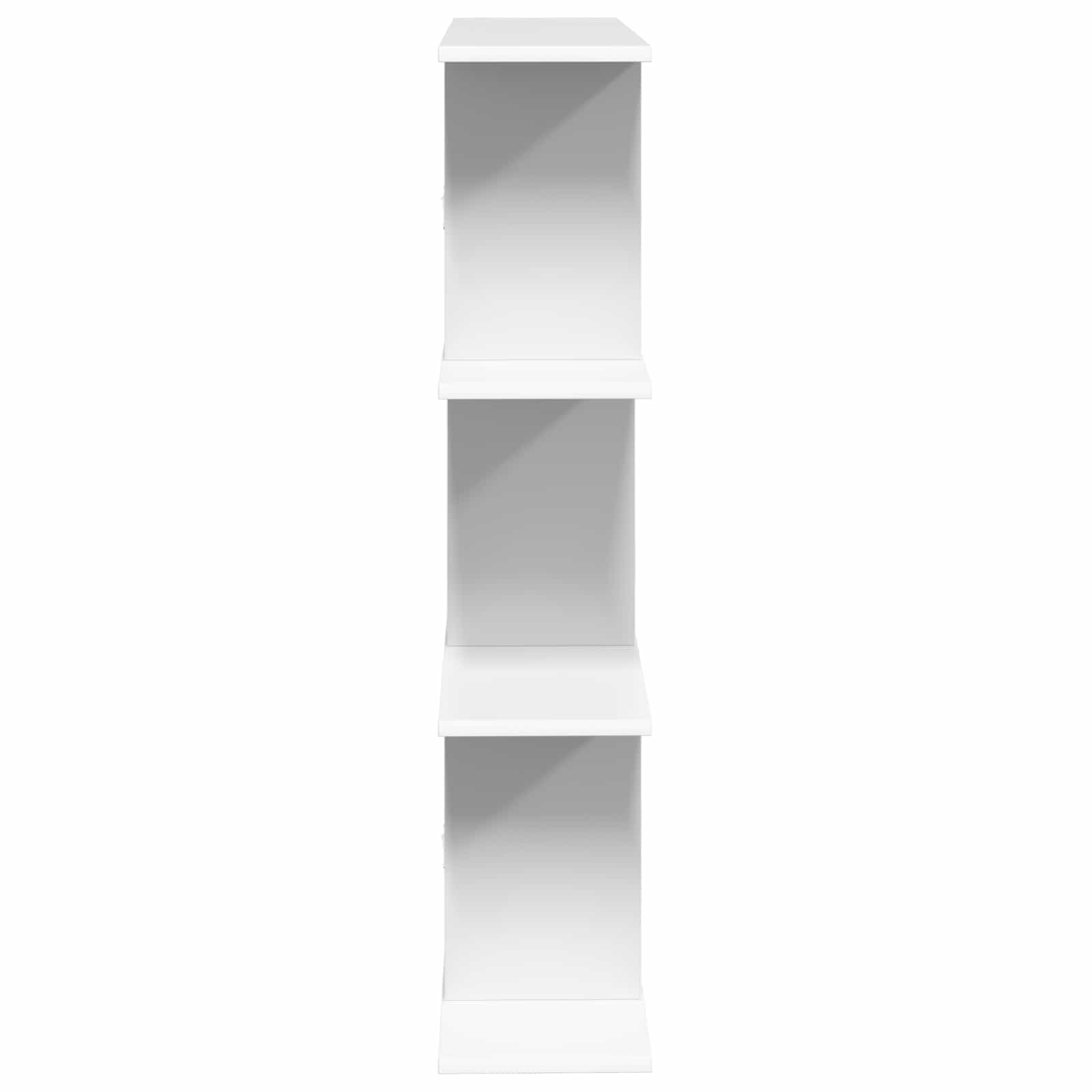 vidaXL Półka ścienna Biały 80 x 20 x 96 cm Drewno inżynieryjne